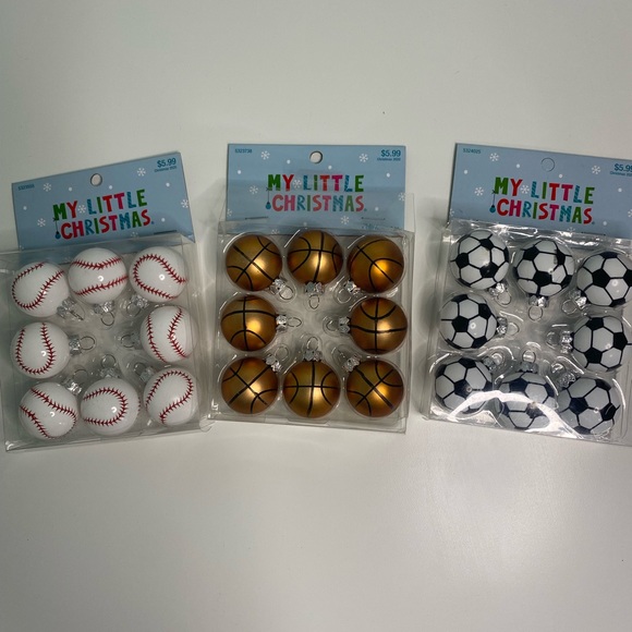 Other - 🍌5/$25 Mini Sports Ornaments